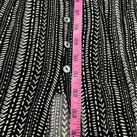 [S]Promesa Journey Ahead Geo-Print Button-Front Maxi Dress - Picture 8 of 9